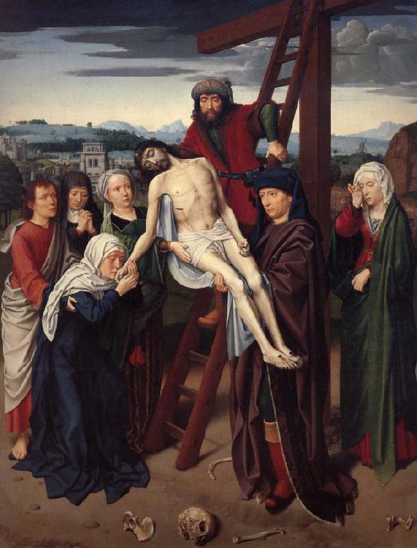 Gerard David The deposition oil painting image